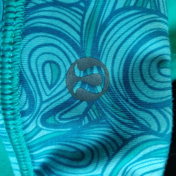 Lululemon Aqua Blue Yoga Athletic Gym Long Pants - Picture 4 of 7